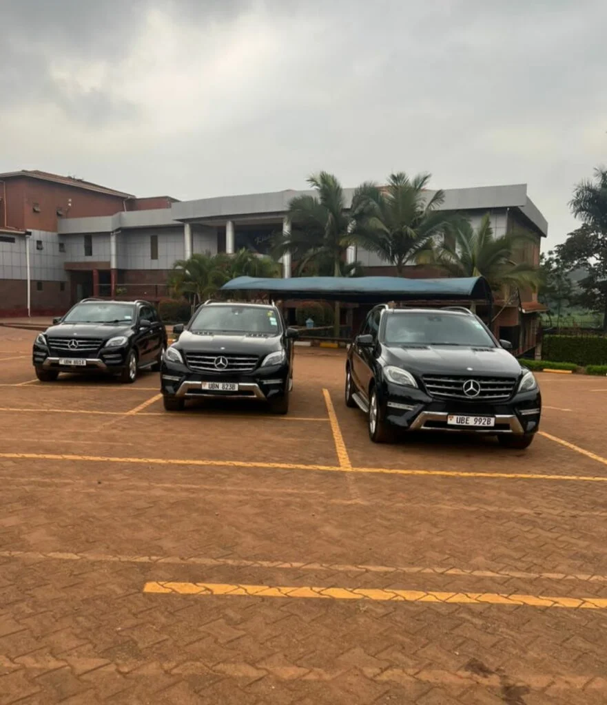Fleet of executive Mercedes-Benz SUVs